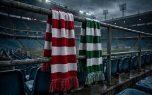 Symbolbild: Derby-Stimmung im leeren Stadion