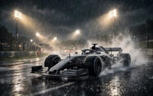 Symbolbild: Formel-1-Bolide im Regen